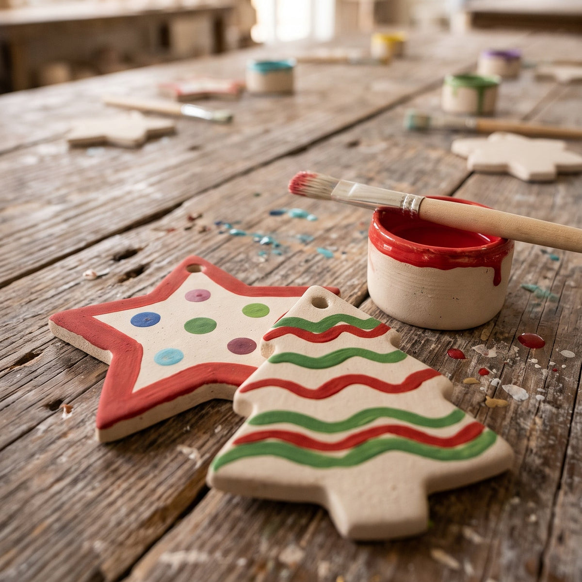Ceramic Christmas Ornaments Painting Workshop | Sun, 29 Nov | Durbanville - Oatlands Cafė
