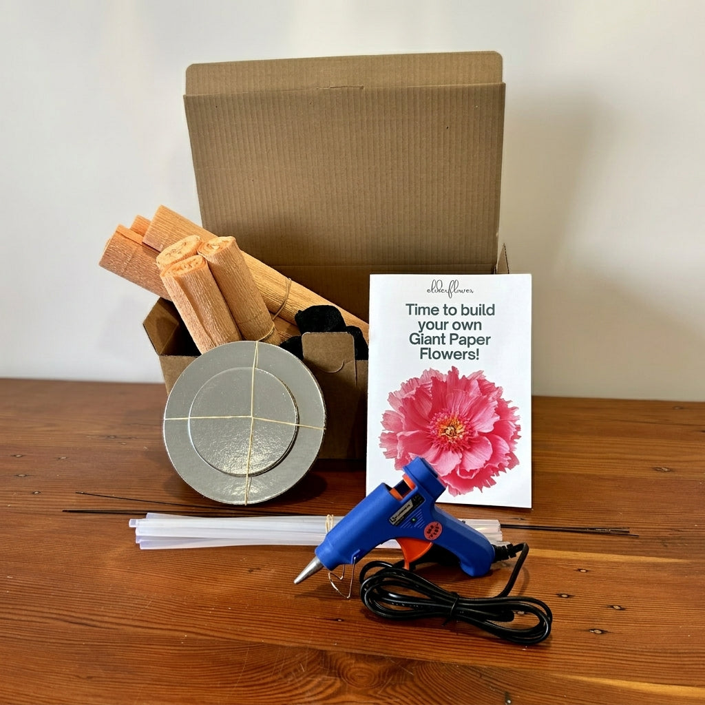 Giant Paper Flower DIY Kit - Peach