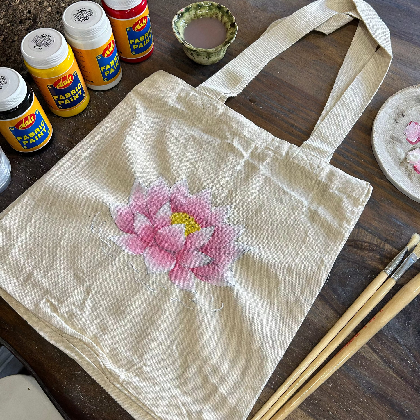 Tote Bag Painting Workshop | Sat 18 Jul | Wynberg - Elderflower Creative