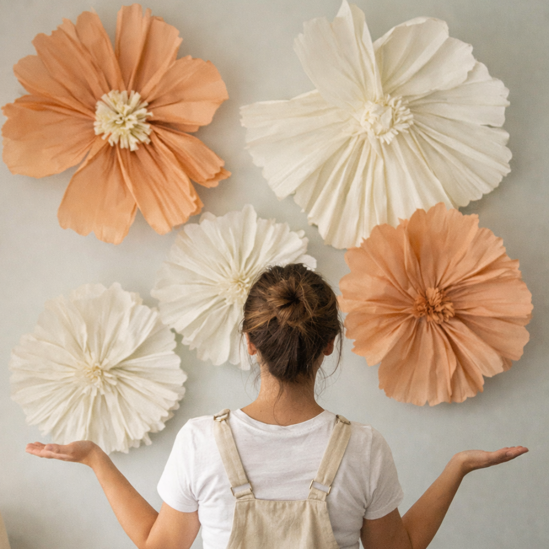 Giant Paper Flower Workshop | Fri 24 & Sat 25 Jul  | Pretoria East - The Doodle Shack