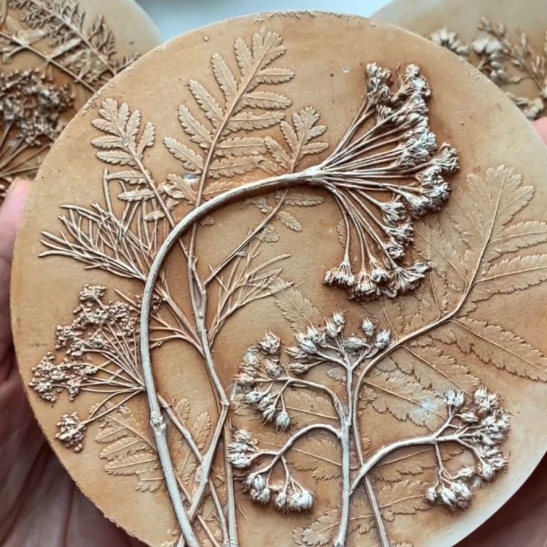 Botanical Relief Art Workshops 2026 | Wynberg - Elderflower Creative | 10:00 am