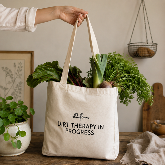 Tote Bag - Dirt Therapy in Progress