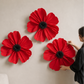 Poppy Arrangement (Set of Three) | Crimson Red