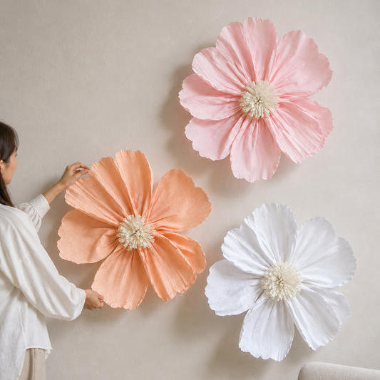 Poppy Arrangement (Set of Three) | Pastel Mix