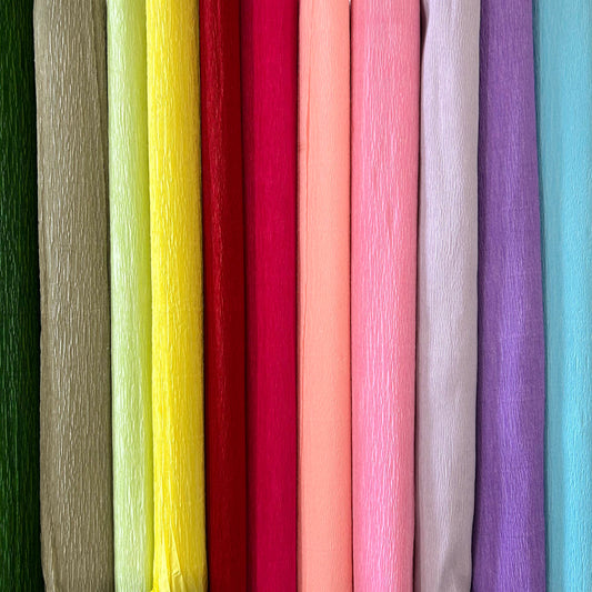 Crepe Paper Rolls - 50cm x 2.5m