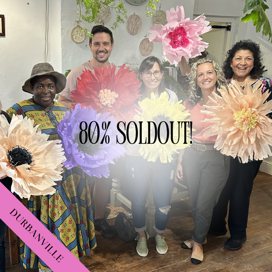 Giant Paper Flower Workshop | Sat, 5 Sep  | Durbanville - Rust & Vrede Gallery