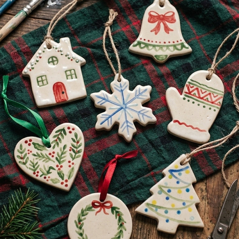 Ceramic Christmas Ornaments workshop | Sun, 29 Nov  | Wynberg - Elderflower Creative