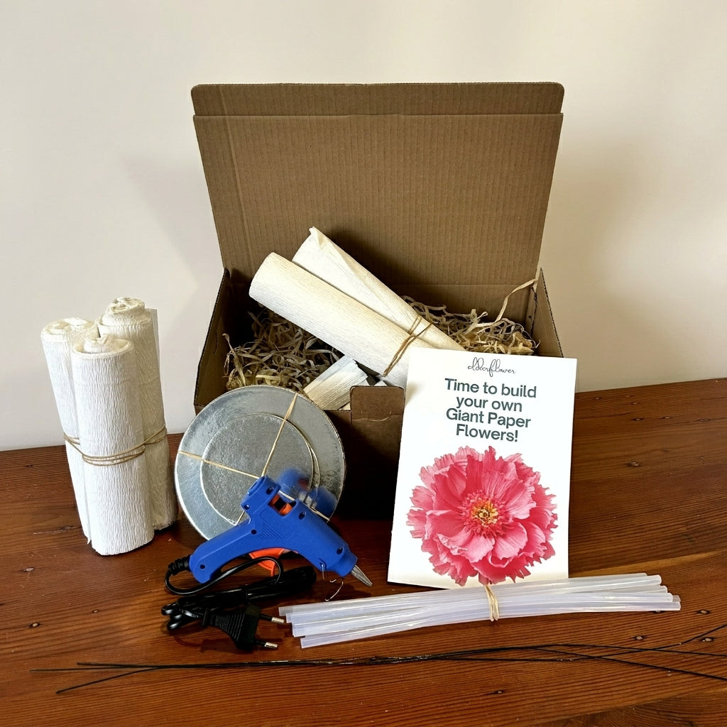 Giant Paper Flower DIY Kit  - White