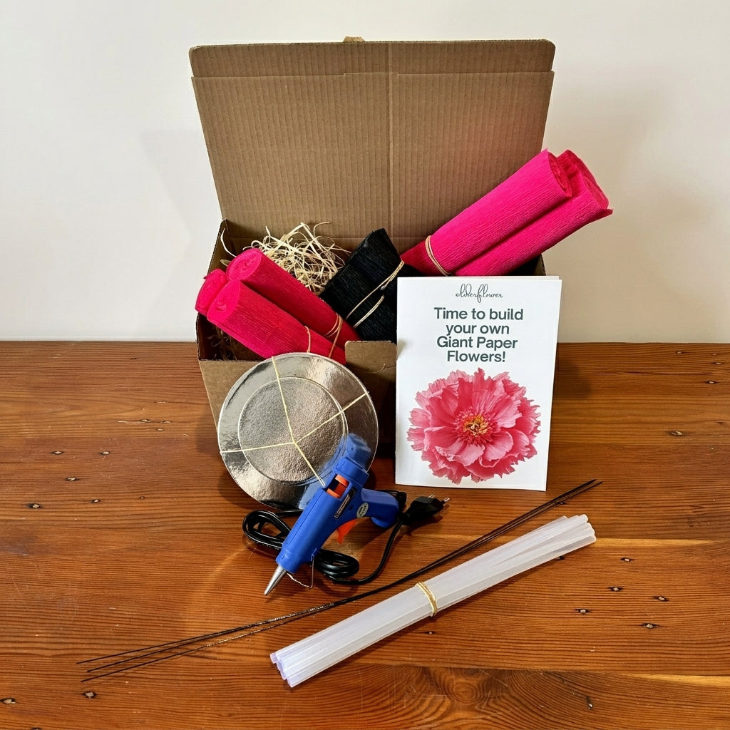 Giant Paper Flower DIY Kit  - Cerise