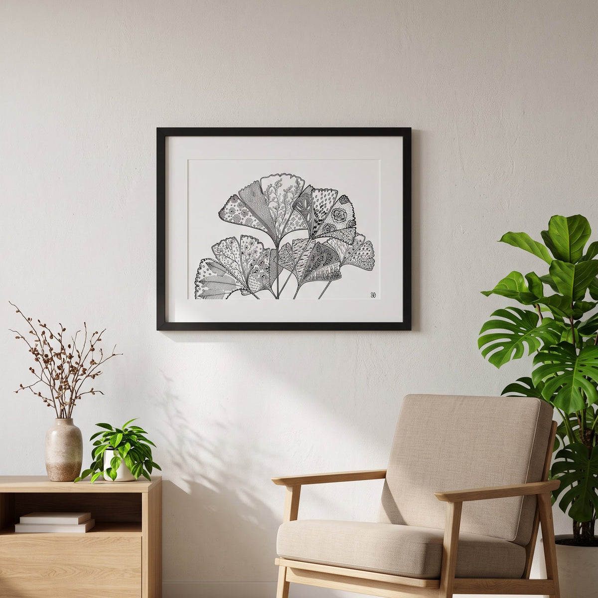Botanical Line Art Prints (A3)
