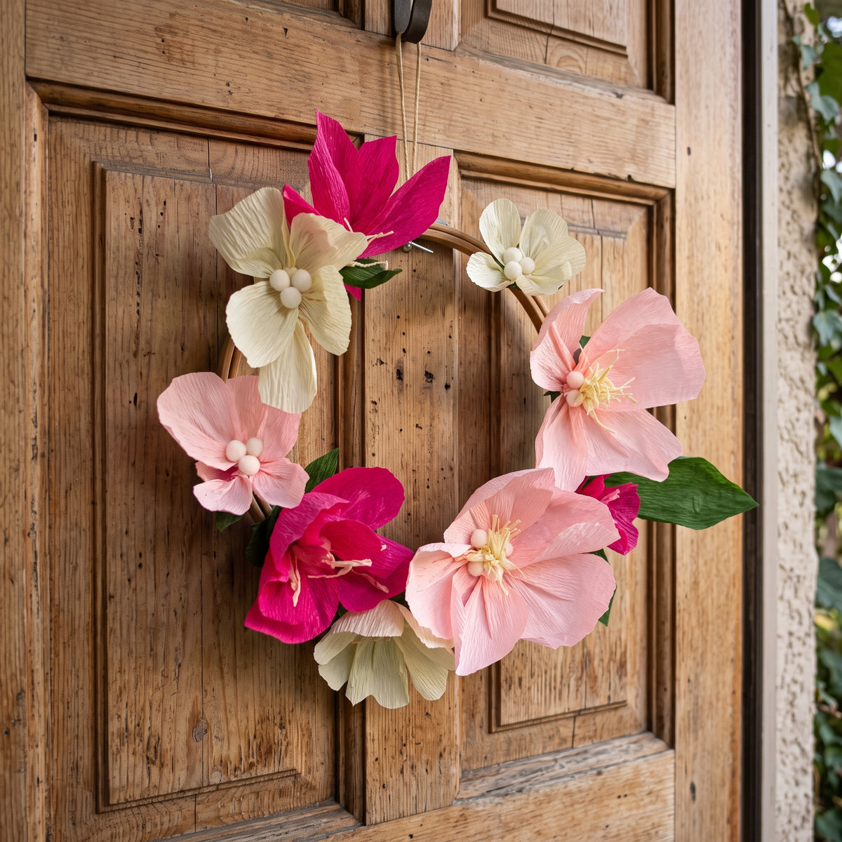 Paper Flower Wreath Workshop | Sun, 29 Nov  | Durbanville - Oatlands Cafė