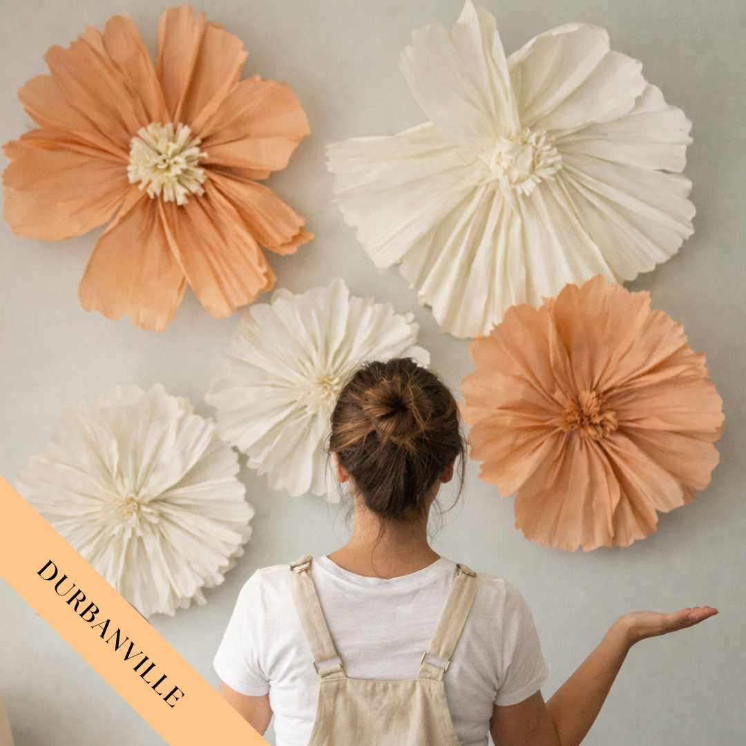Giant Paper Flower Workshop | Sat 25 Jul | Durbanville - Rust & Vrede Gallery