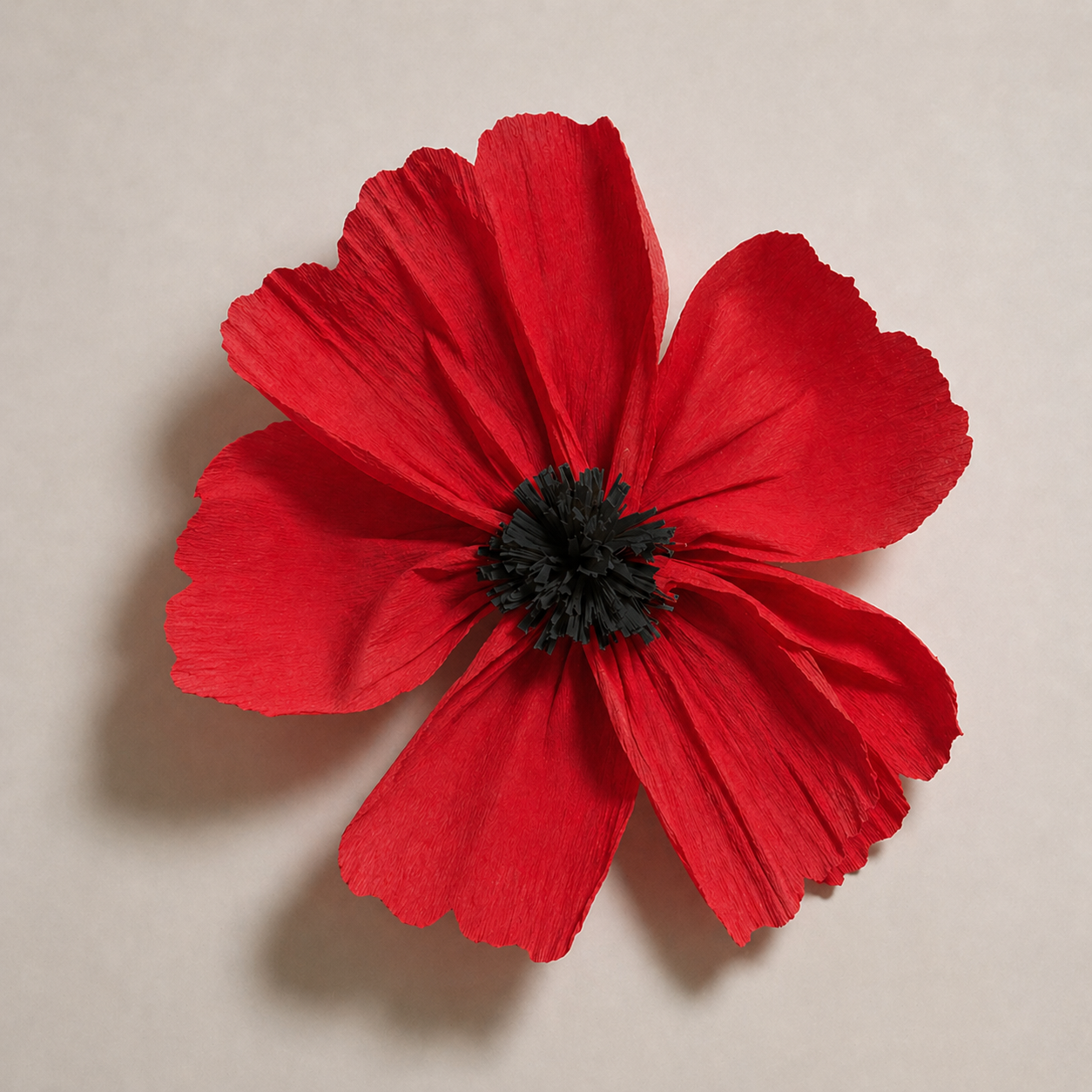 Poppy Arrangement (Set of Three) | Crimson Red