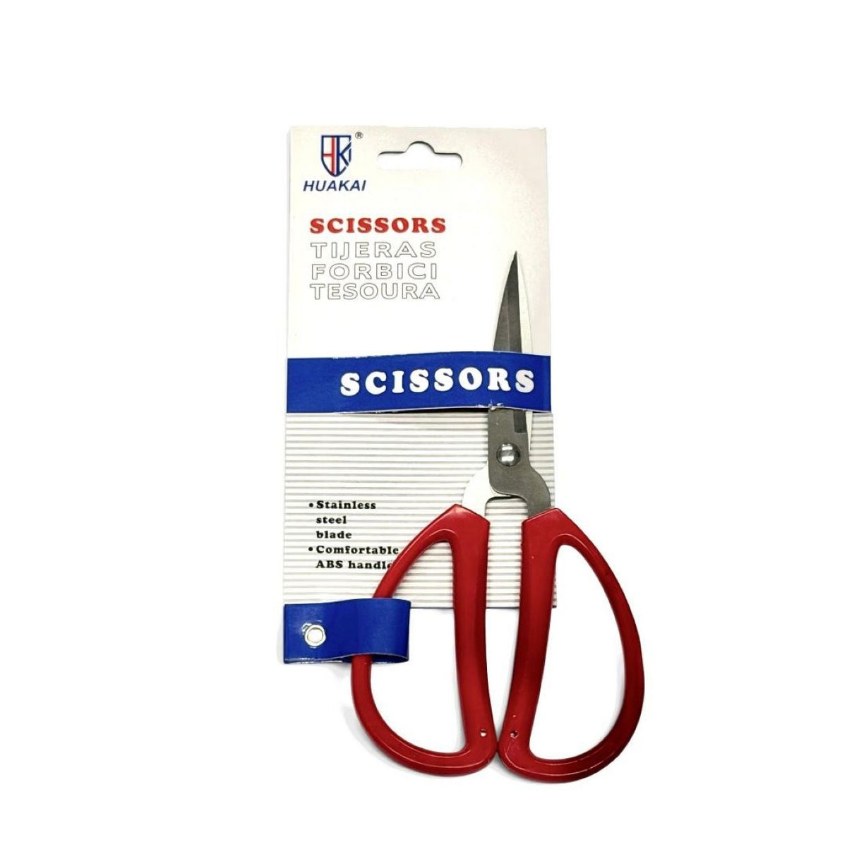 Classic Red Large-Handle Scissors